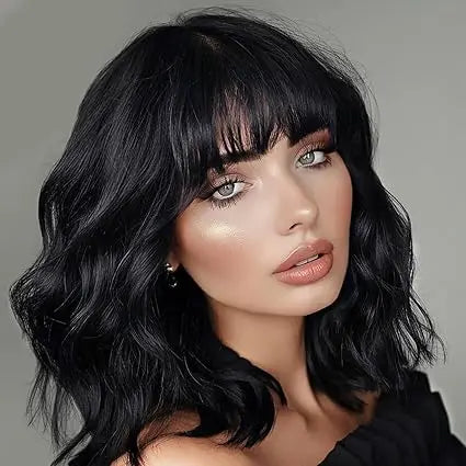 Summer Breathable Natural Wavy Hair Topper With Bangs For Women With Thinning Hair - VIVACROWN