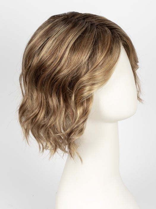LIGHT BERNSTEIN ROOTED12.27.26 | Light Auburn, Light Honey Blonde, and Light Reddish Brown blend and Dark Roots