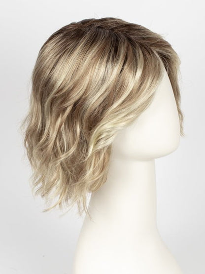 SANDY-BLONDE-ROOTED 22.24.16 | Medium Honey Blonde, Light Ash Blonde, and Lightest Reddish Brown blend with Dark Roots