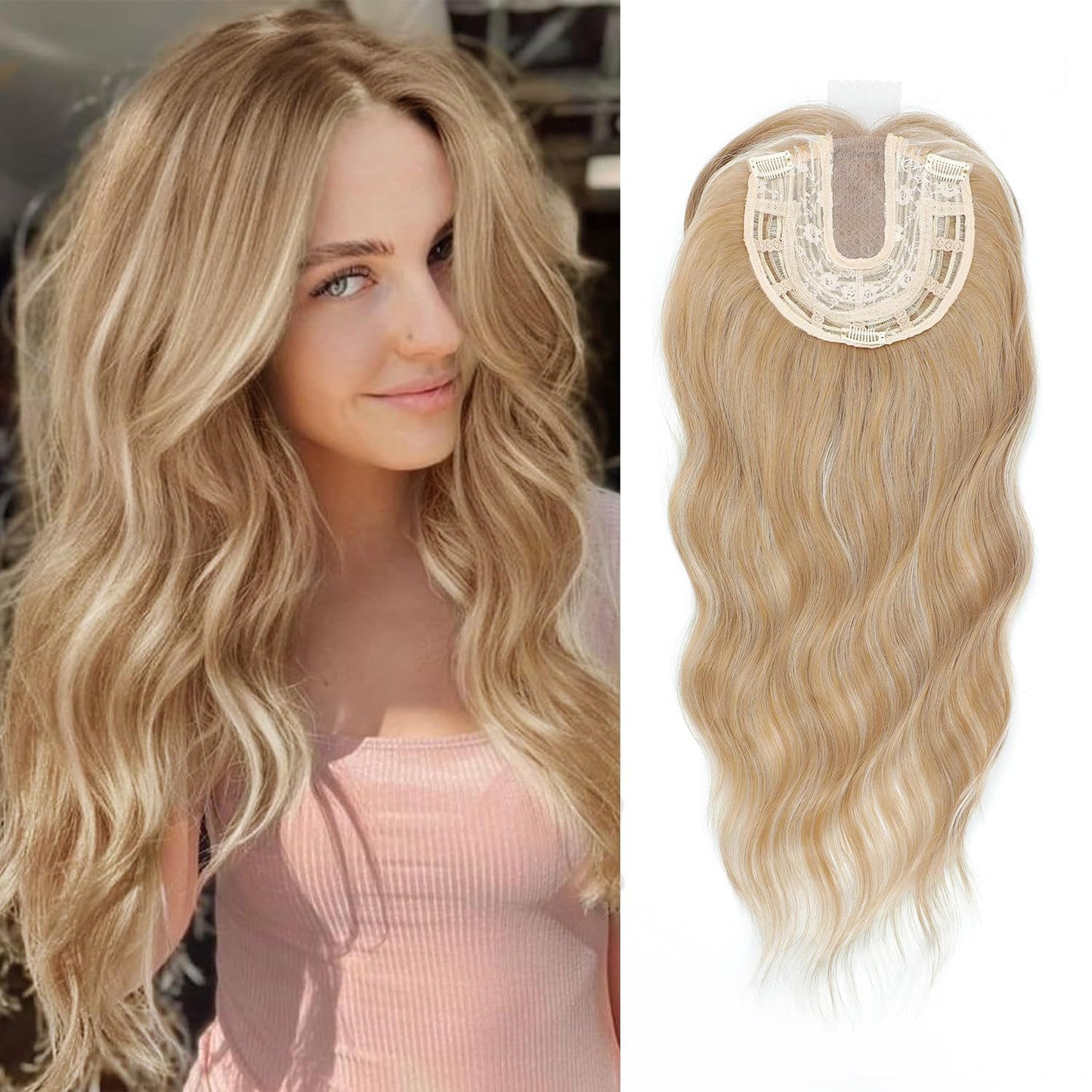 🌷2026 New Lightweight & Breathable Wavy Hair Topper
