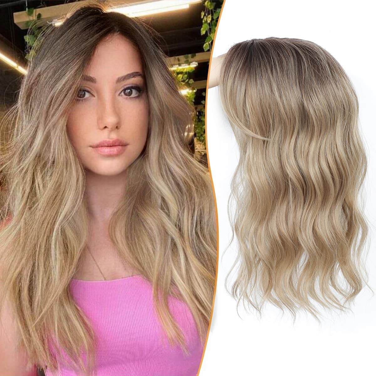🌷2026 New Lightweight & Breathable Wavy Hair Topper