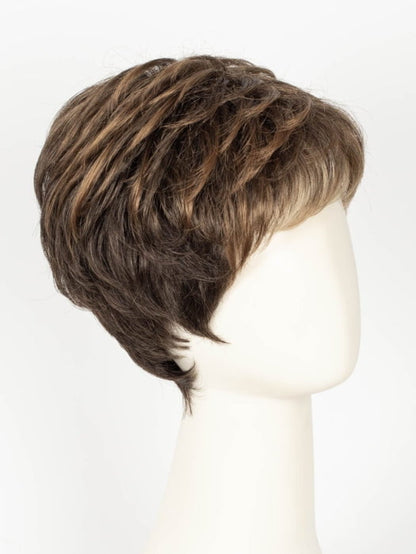 COFFEE BROWN LIGHTED 8.6.16 | Medium Brown and Dark Brown with Medium Blonde Blend with Highlights Throughout and Concentrated in the Front