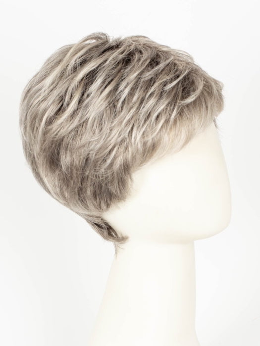 METALLIC BLONDE ROOTED 60.101.51 | Pearl White, Pearl Platinum with Dark and Lightest Brown and Grey Blend with Shaded Roots